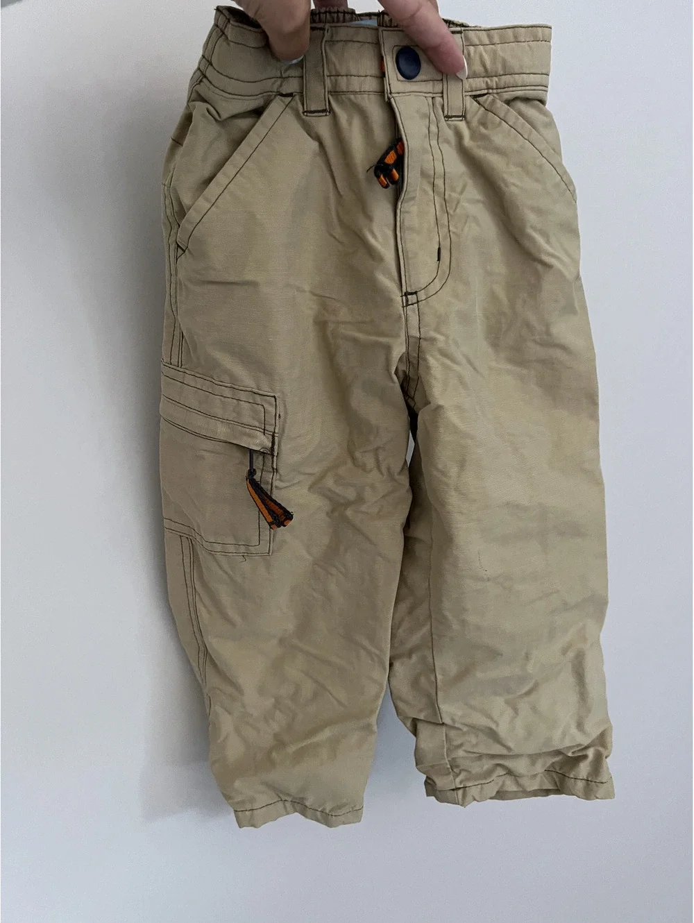 Vintage Y2K Old Navy 2002 Cotton Lined Khaki Pants 2t